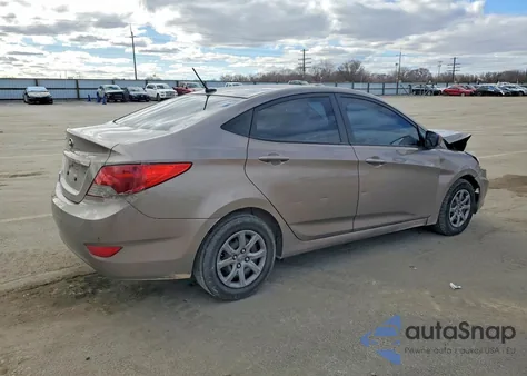 2014 Hyundai Accent Gls z USA, uszkodzony, nr VIN KMHCT4AE6EU671643